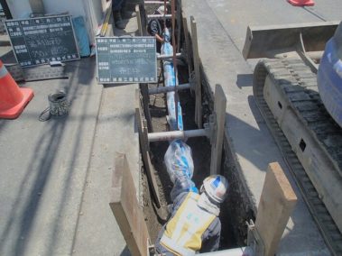 府中水道配管状況