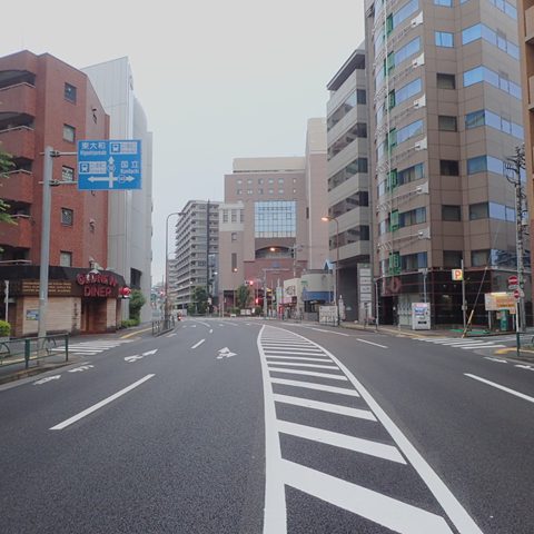 路面補修工事（立川市）