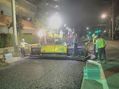 低騒音舗装工事